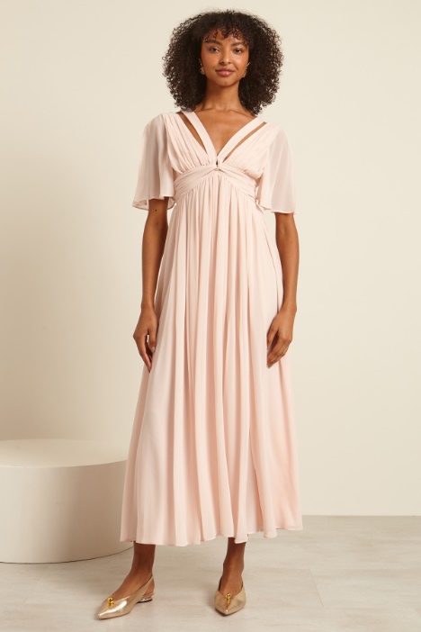 Abito lungo drappeggiato Fashion Market