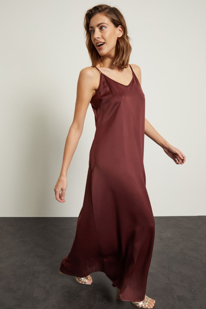 Slip dress in enver satin
 Fashion Market