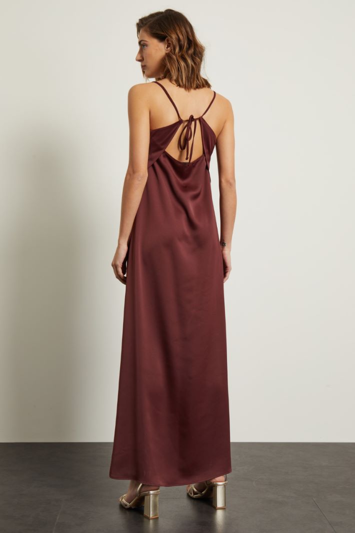 Slip dress in enver satin
 Fashion Market