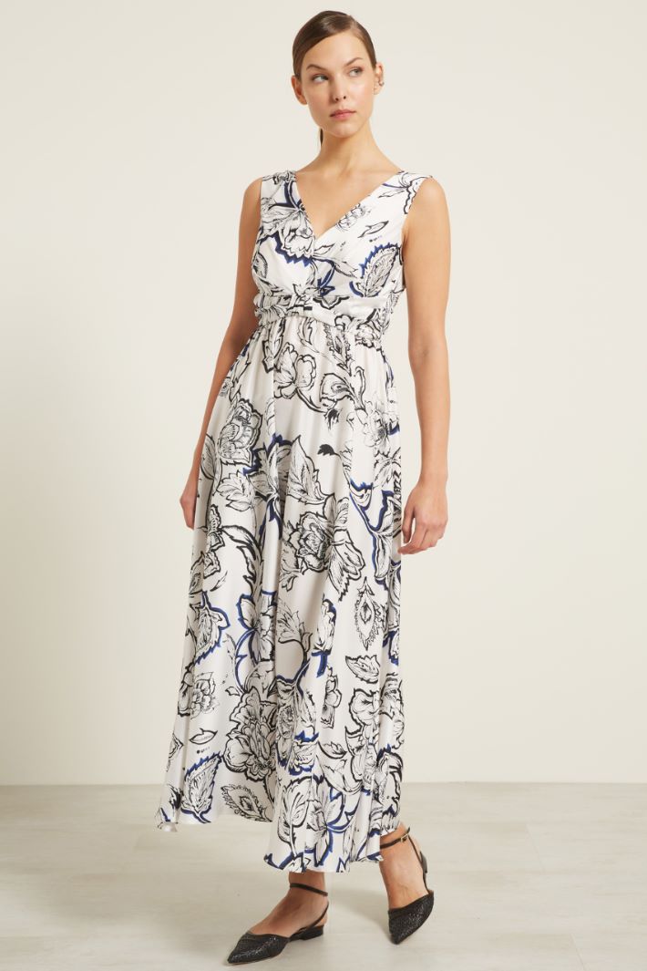 Abito lungo stampato Fashion Market