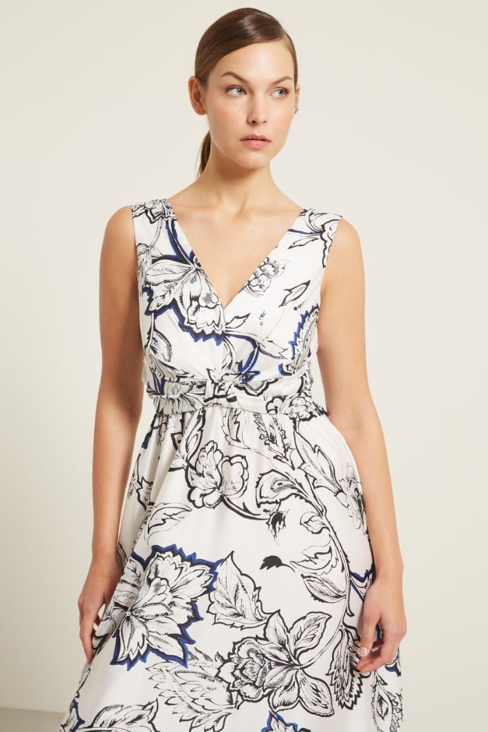 Abito lungo stampato Fashion Market