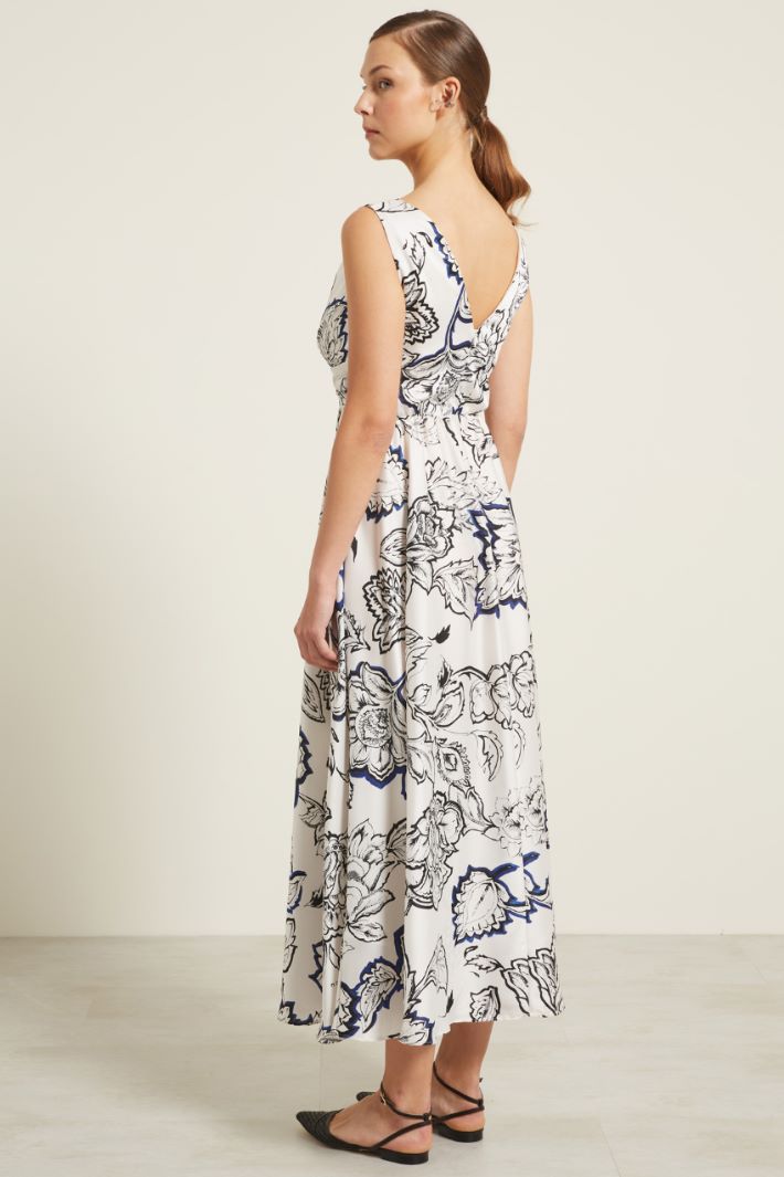 Abito lungo stampato Fashion Market