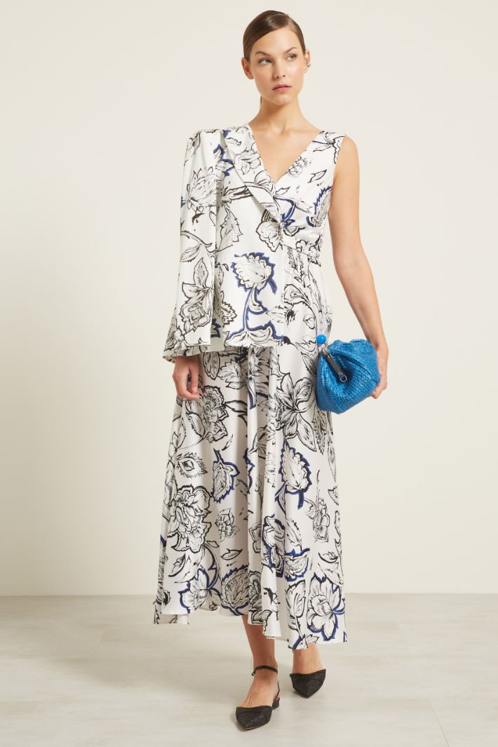 Abito lungo stampato Fashion Market