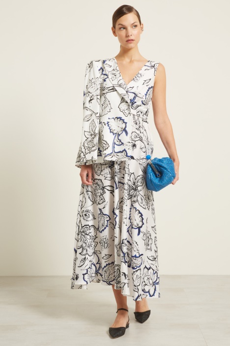 Abito lungo stampato Fashion Market