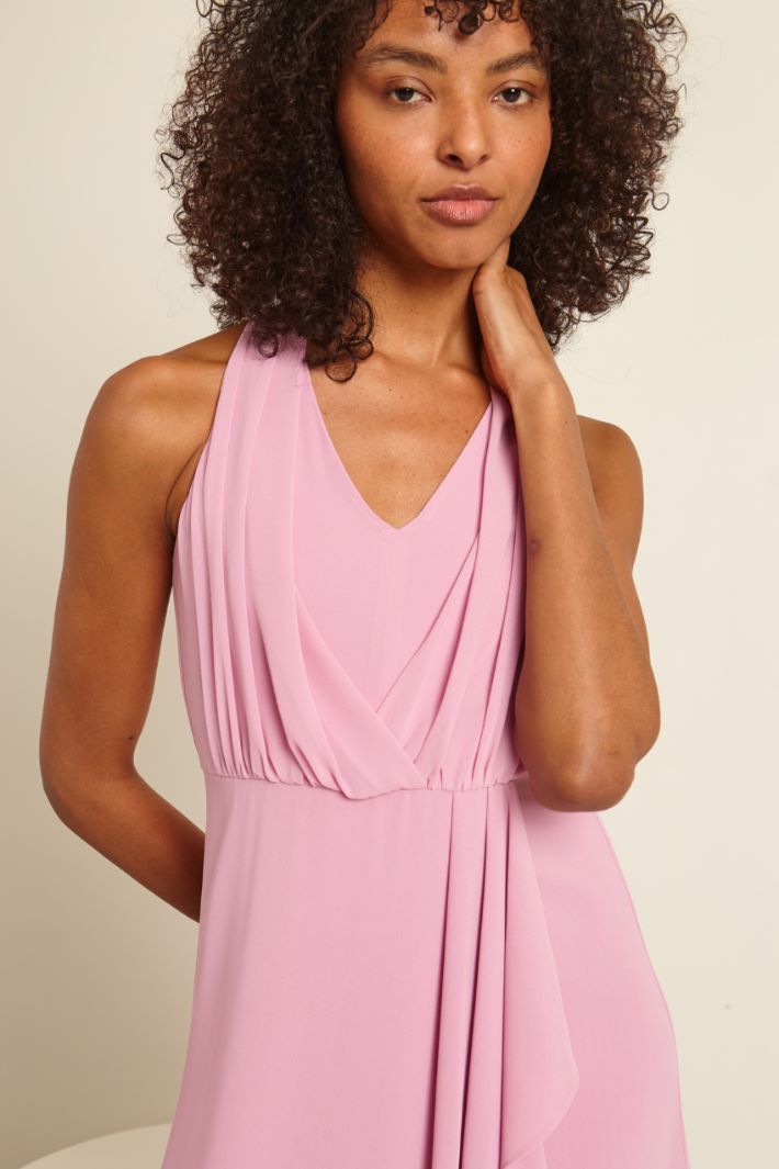 Abito lungo con spacco Fashion Market