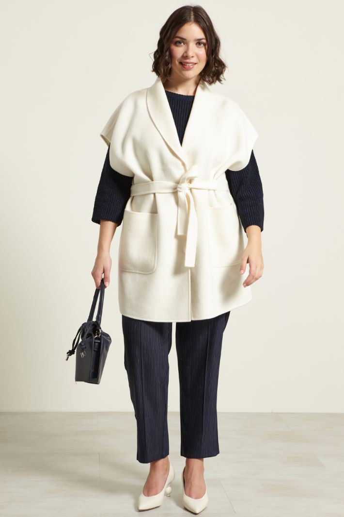 Giaccone con cintura Fashion Market