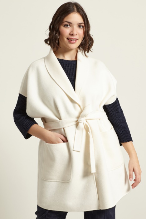 Giaccone con cintura Fashion Market