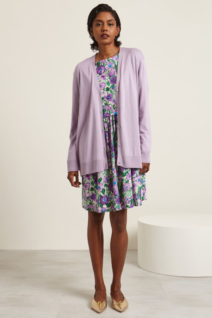 Cardigan in seta e cotone Fashion Market Cardigan in seta e cotone Fashion Market