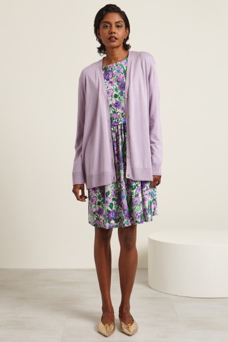 Cardigan in seta e cotone Fashion Market