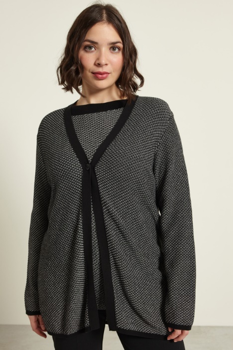 Cardigan lungo crépe Fashion Market