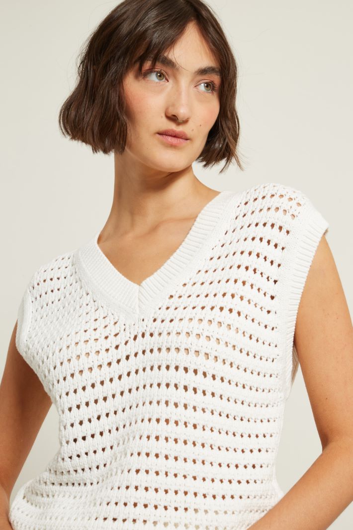 Gilet traforato Fashion Market