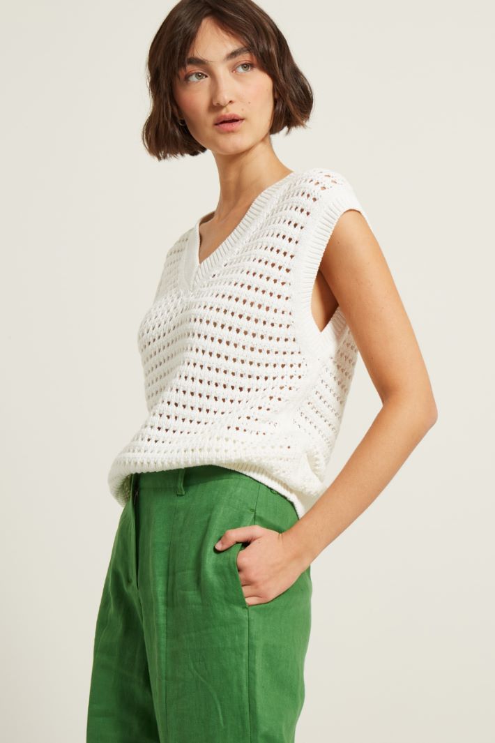 Gilet traforato Fashion Market