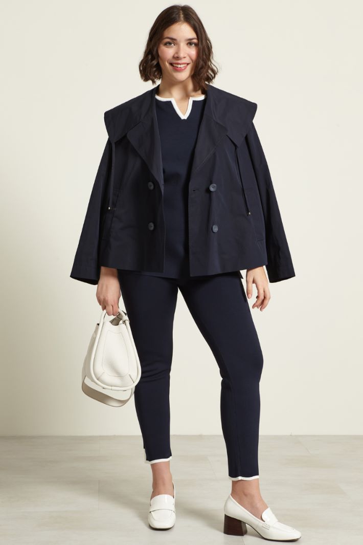 Maglia crépe con spacchetti Fashion Market Maglia crépe con spacchetti Fashion Market