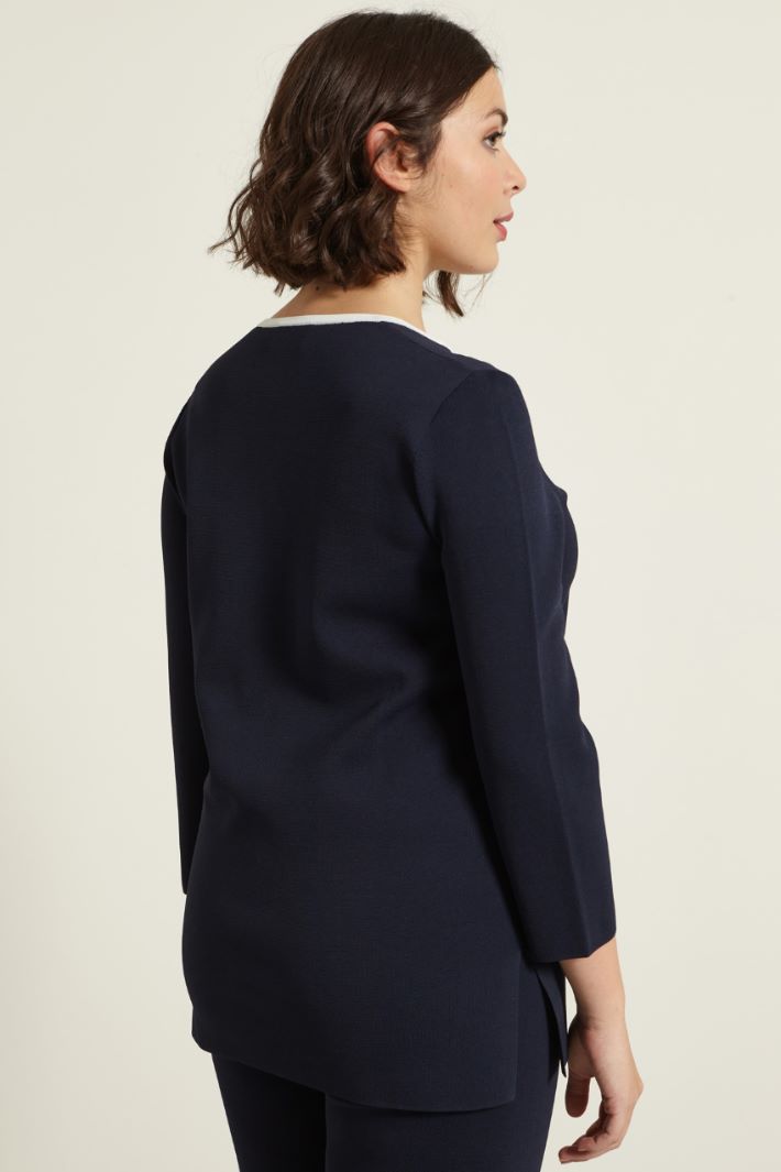 Maglia crépe con spacchetti Fashion Market Maglia crépe con spacchetti Fashion Market