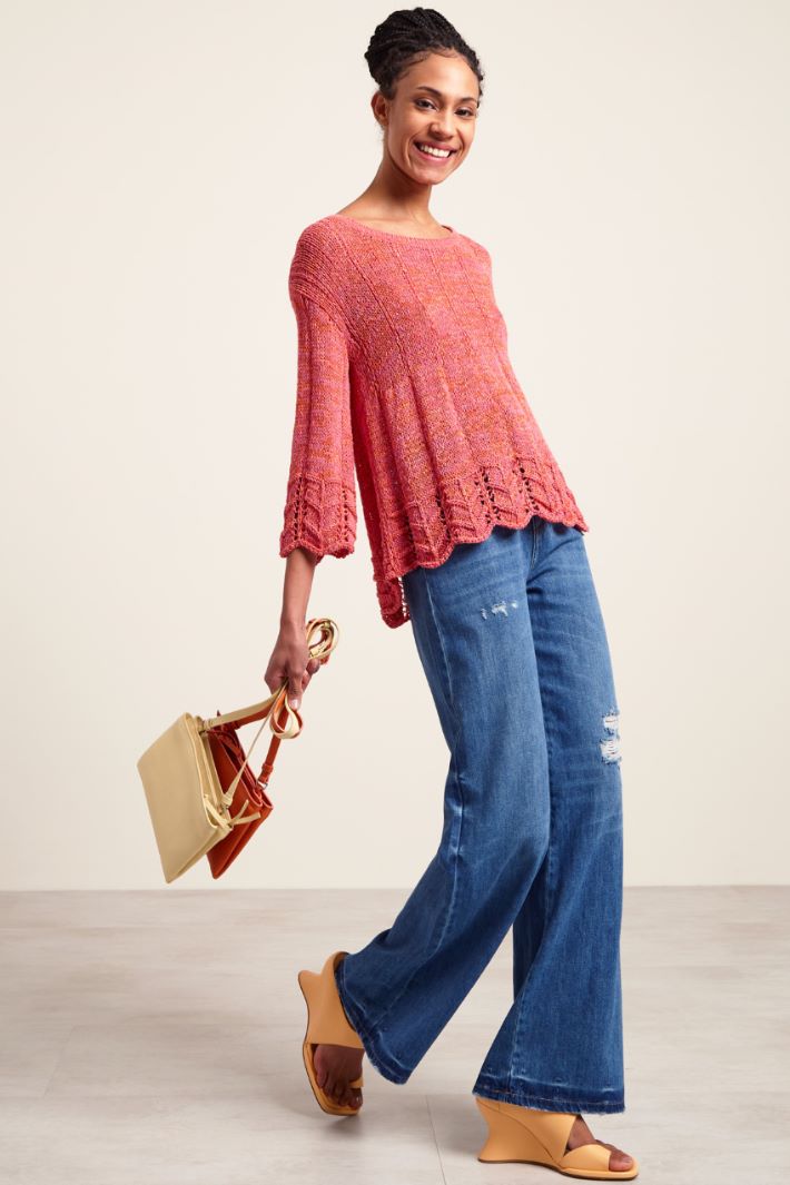 Maglia con maniche tre quarti Fashion Market