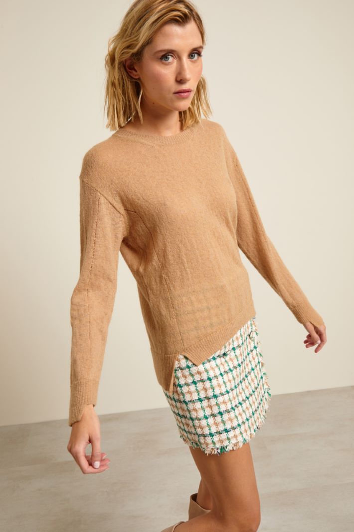 Maglia con fondo asimmetrico Fashion Market Maglia con fondo asimmetrico Fashion Market