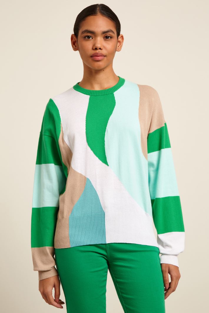 Maglia con intarsio Fashion Market Maglia con intarsio Fashion Market