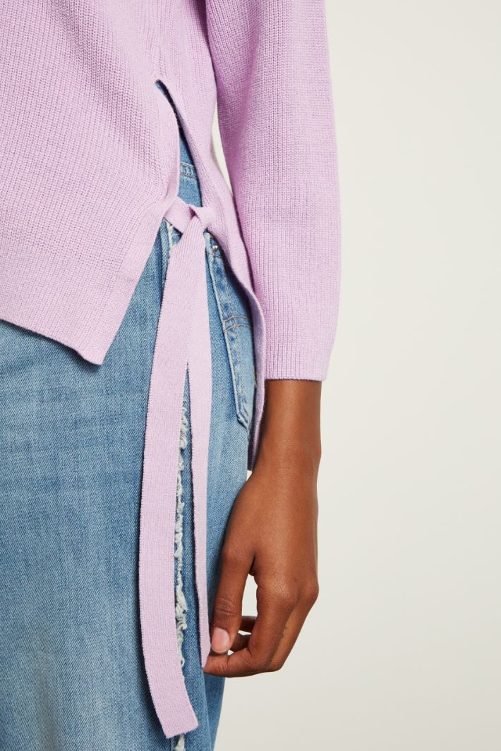 Maglia boxy con spacchi Fashion Market Maglia boxy con spacchi Fashion Market