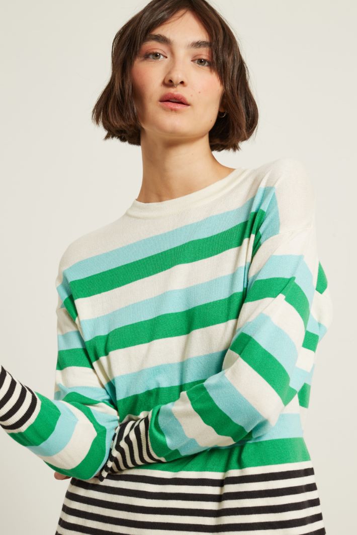 Maglia in cotone e viscosa Fashion Market