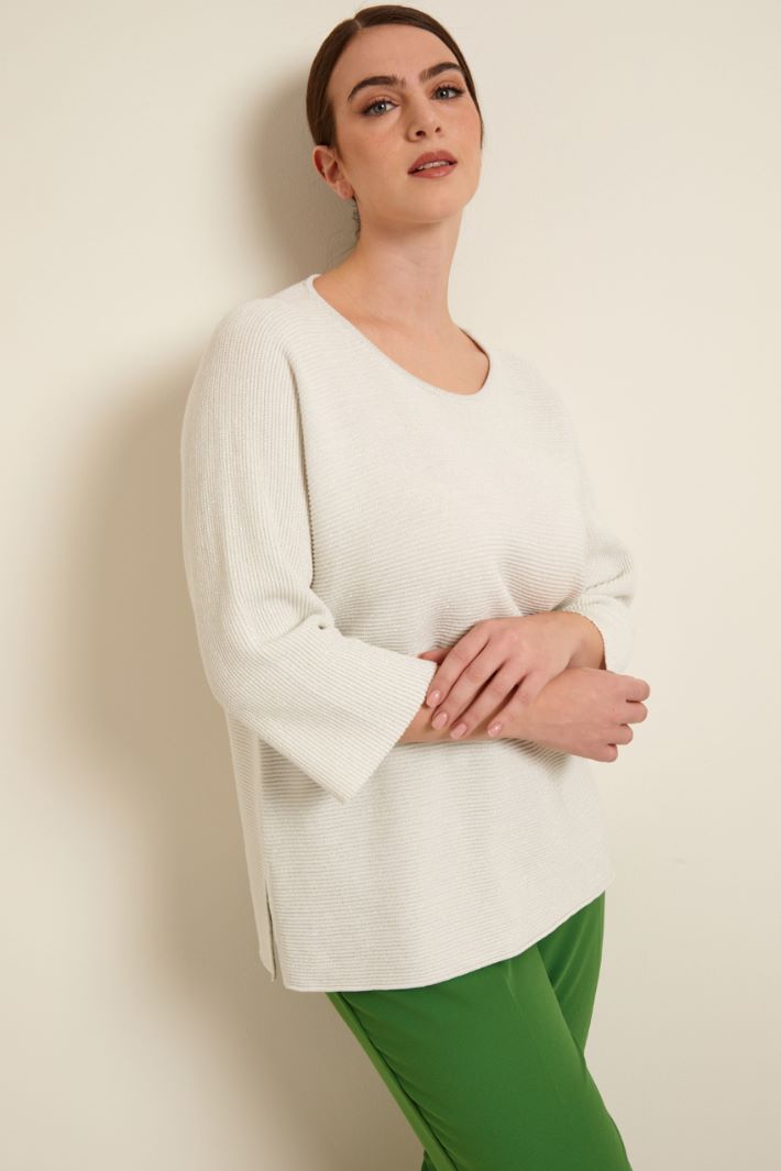 Maglia a coste orizzontali Fashion Market