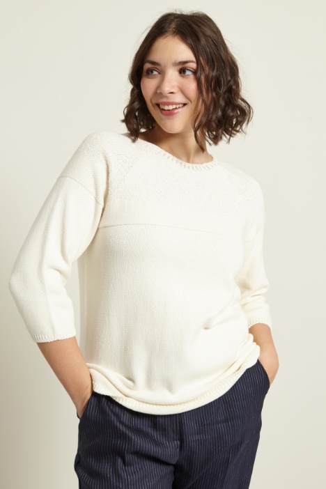 Maglia effetto spugna Fashion Market