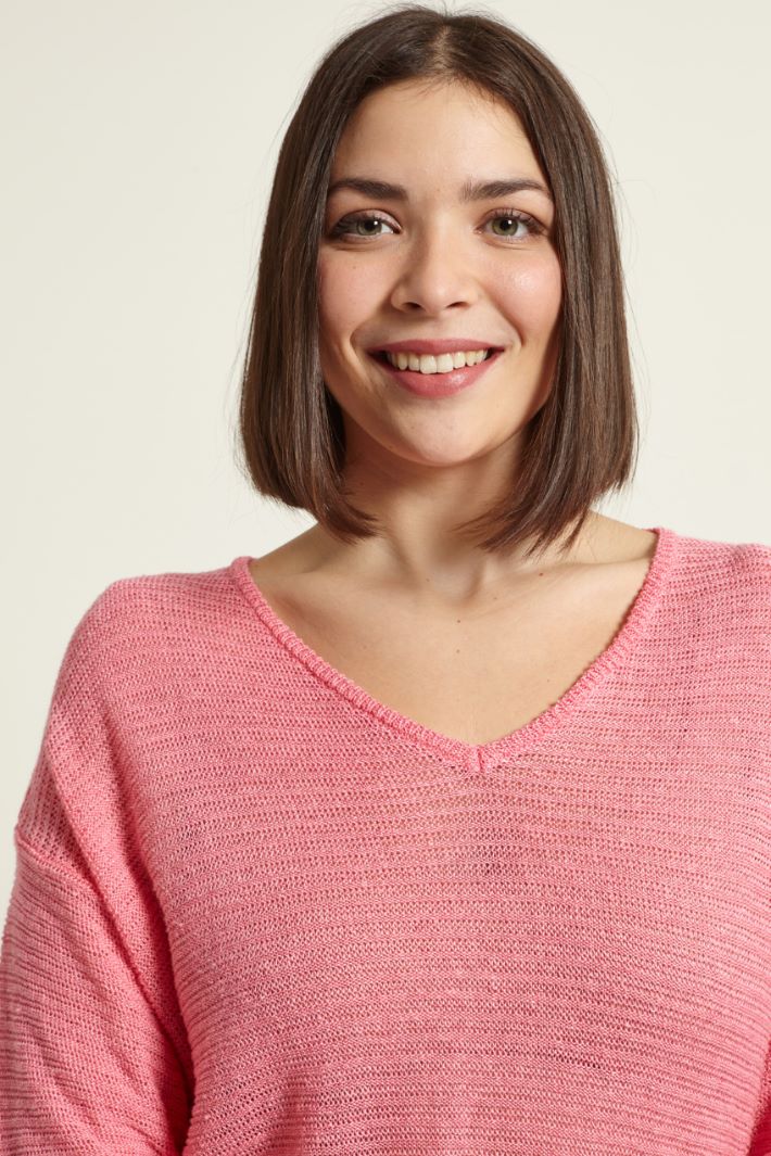 Maglia crèpe a maniche corte Fashion Market Maglia crèpe a maniche corte Fashion Market