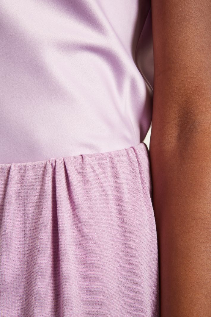 Pantaloni in jersey lamè Fashion Market