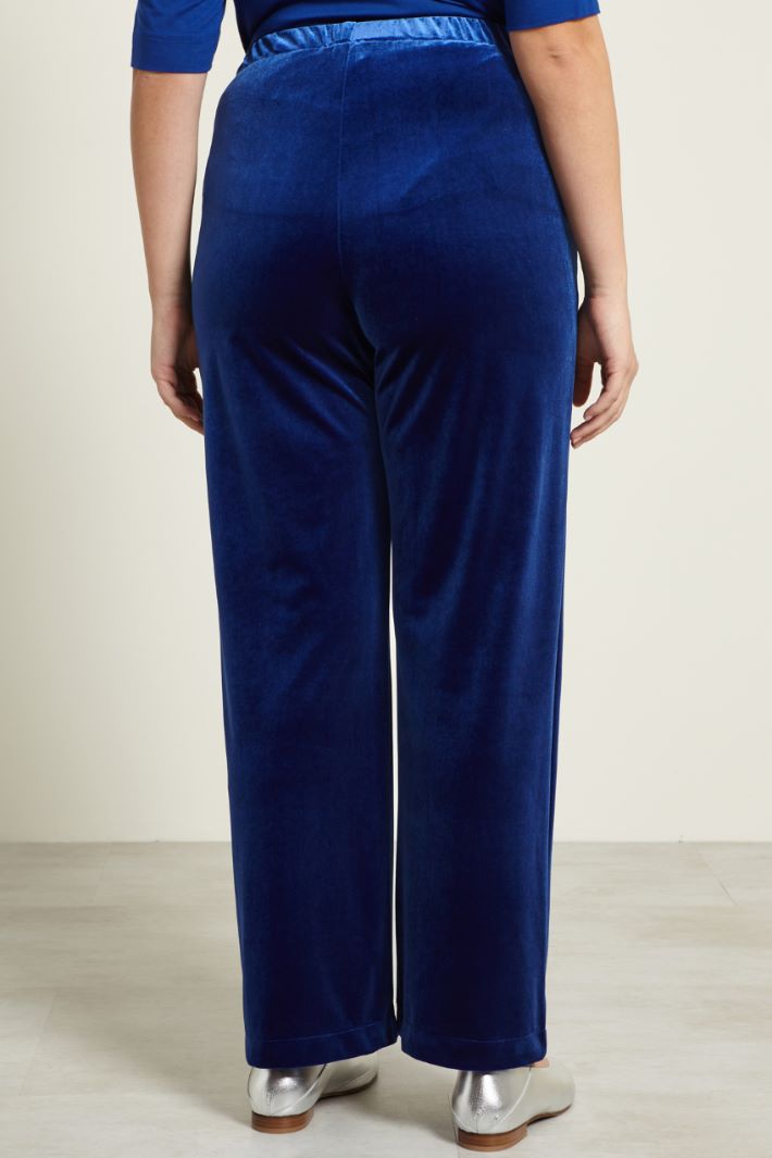 Pantaloni dritti in ciniglia Fashion Market