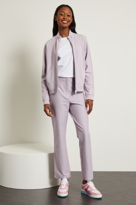 Pantaloni in jersey diagonale Fashion Market