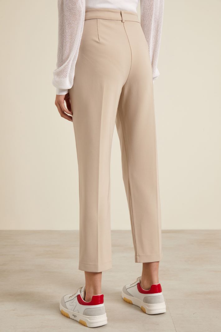 Pantaloni carrot in jersey Fashion Market