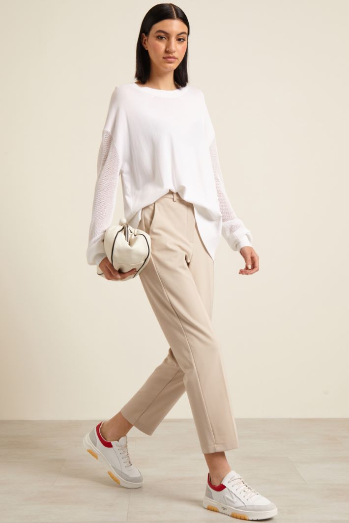 Pantaloni carrot in jersey Fashion Market