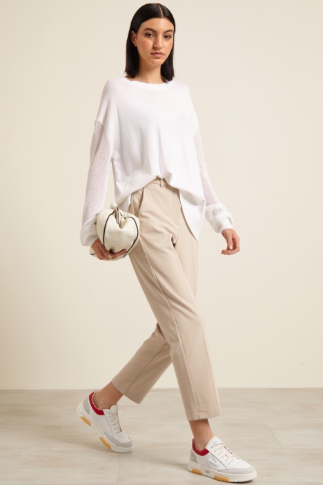 Pantaloni carrot in jersey Fashion Market