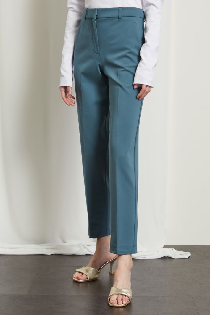 Pantaloni carrot in jersey Fashion Market