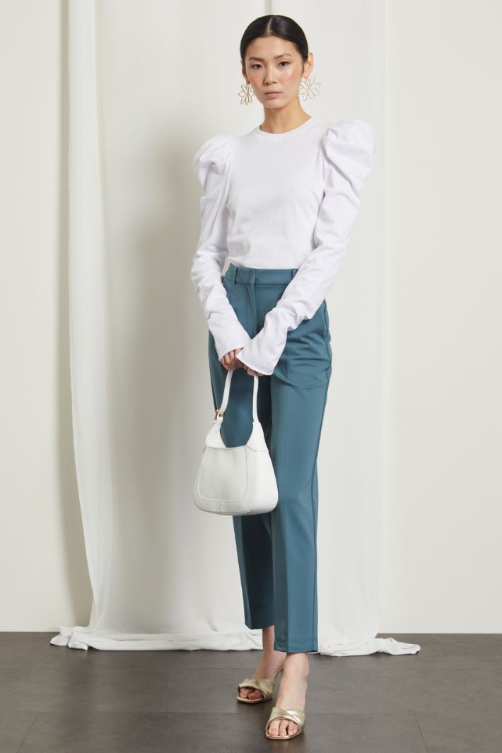 Pantaloni carrot in jersey Fashion Market