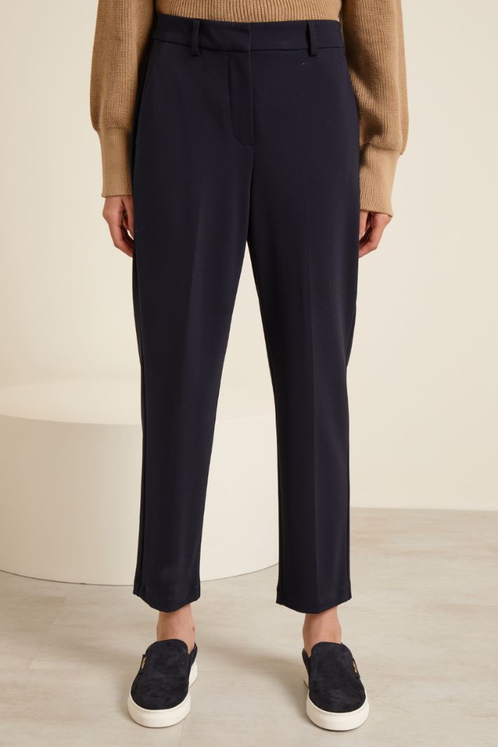 Pantaloni carrot in jersey Fashion Market