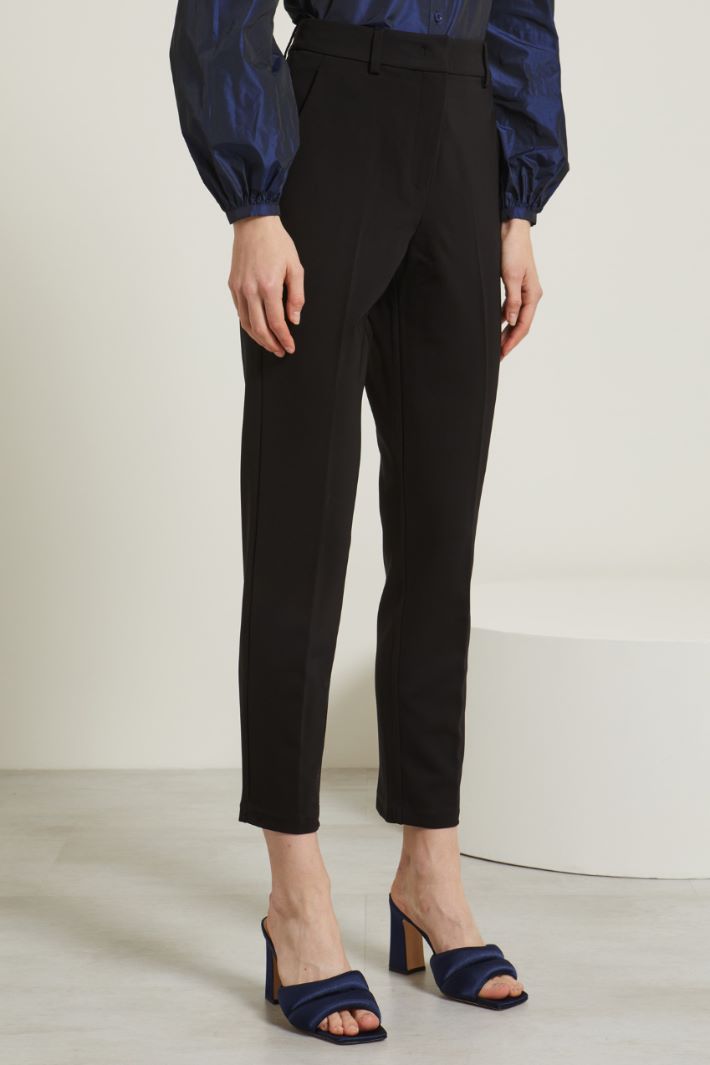 Pantaloni carrot in jersey Fashion Market
