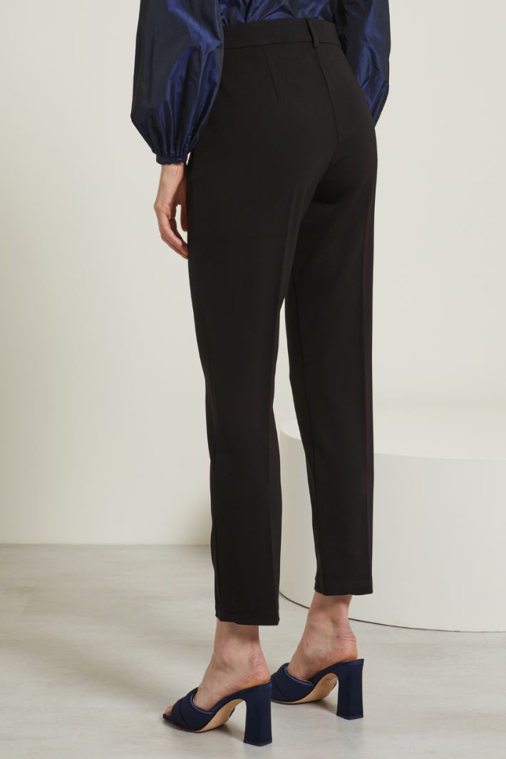 Pantaloni carrot in jersey Fashion Market