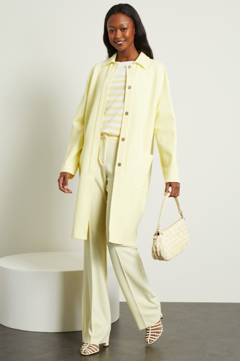 Cappotto in jersey armaturato Fashion Market