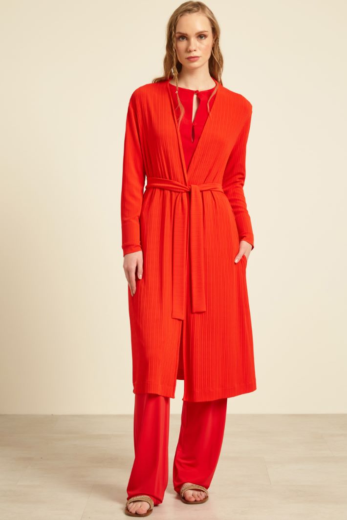 Cardigan lungo in jersey  Fashion Market