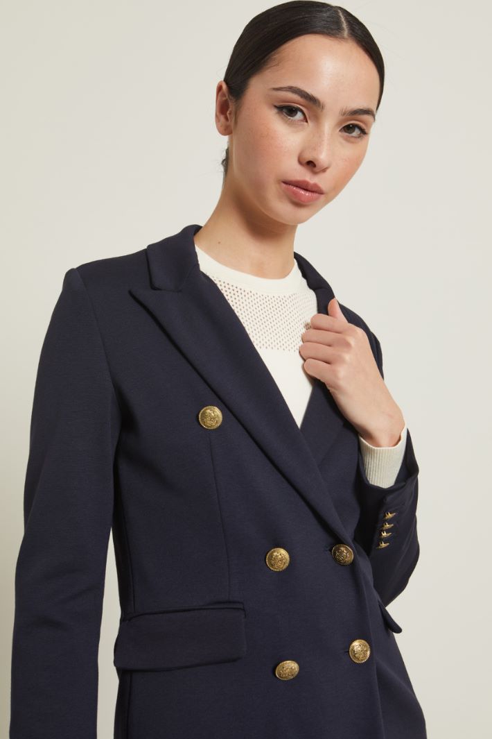 Blazer con bottoni in metallo Fashion Market