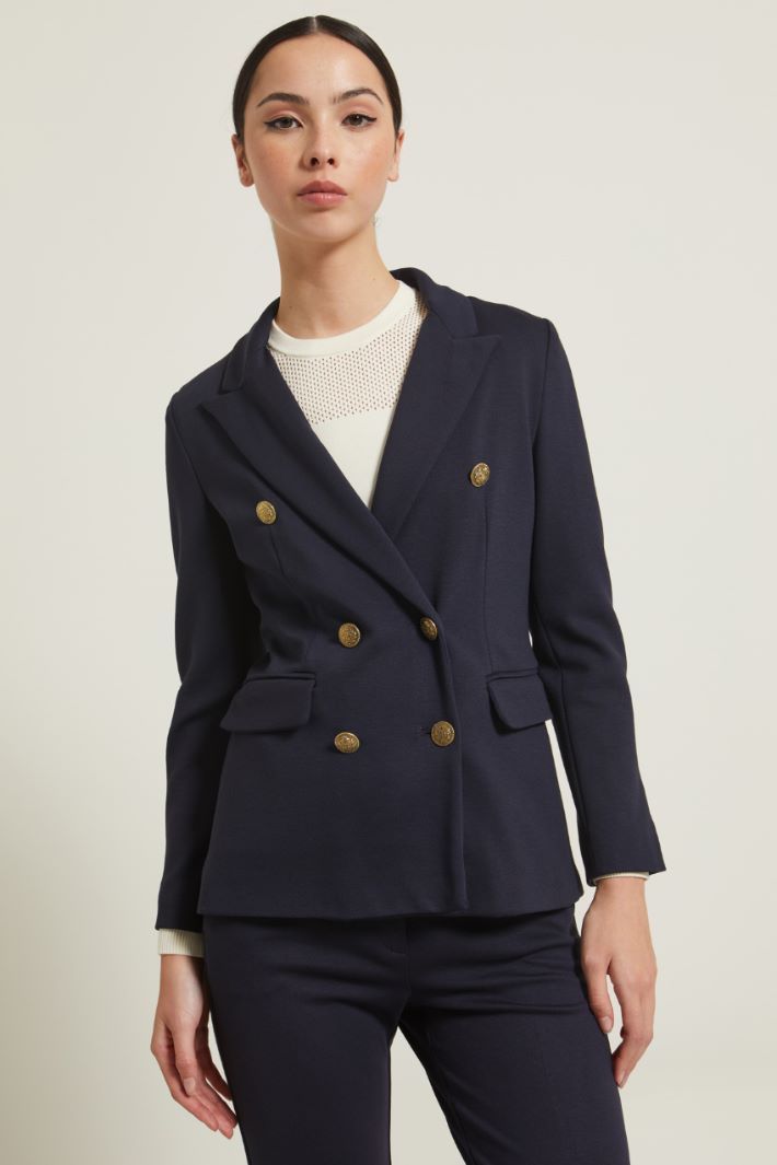 Blazer con bottoni in metallo Fashion Market