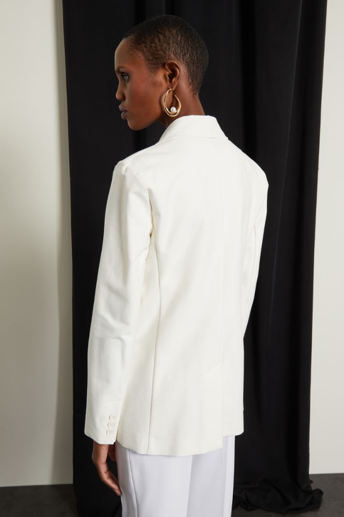 Blazer in jersey diagonale Fashion Market
