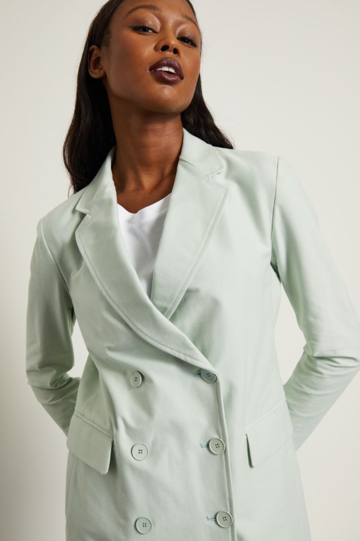Blazer in jersey diagonale Fashion Market
