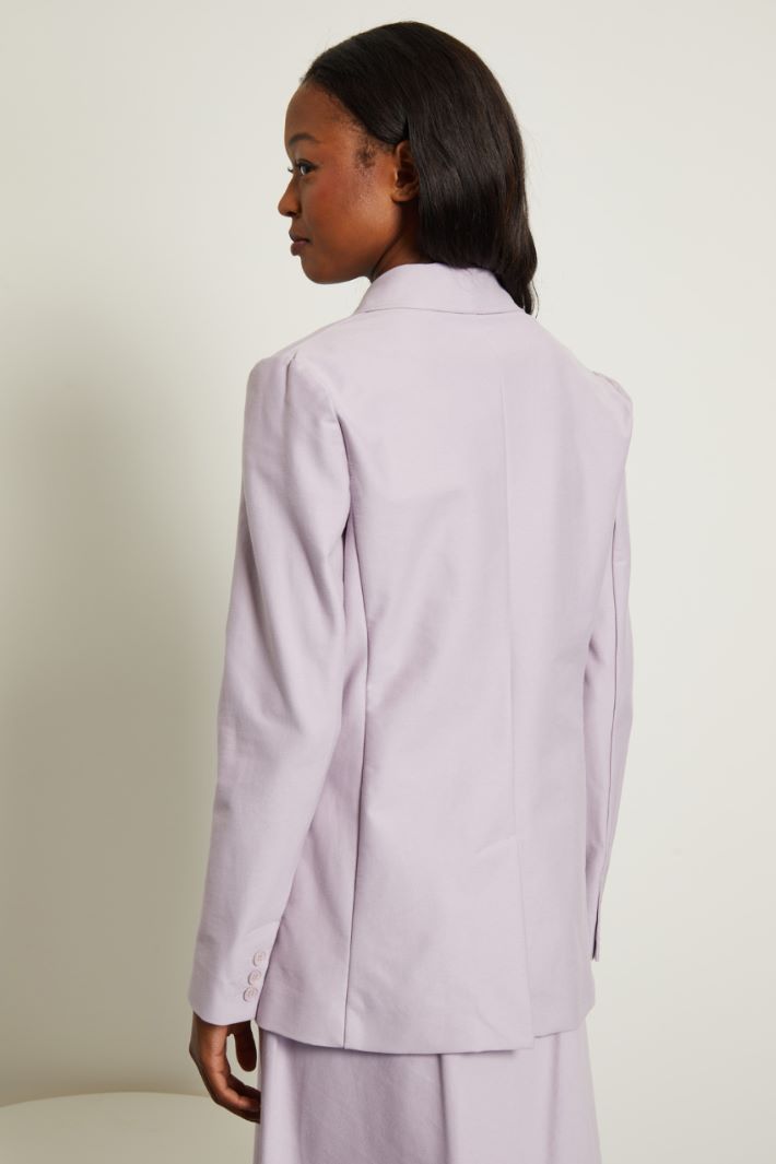 Blazer in jersey diagonale Fashion Market