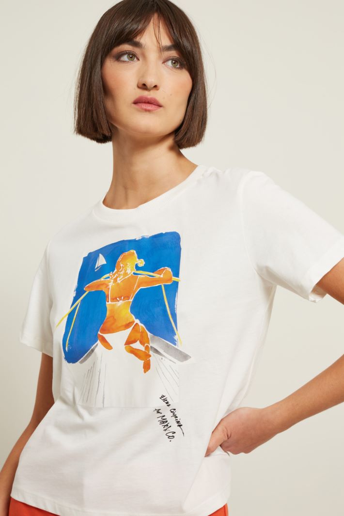 T-shirt in jersey di cotone Fashion Market