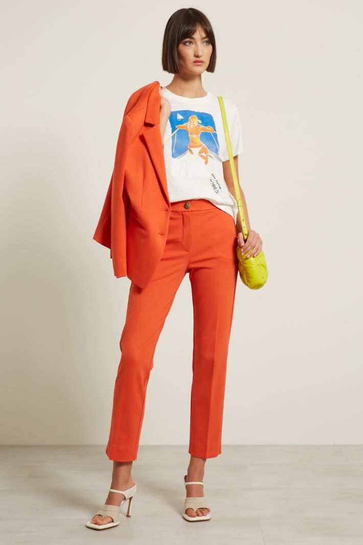 T-shirt in jersey di cotone Fashion Market