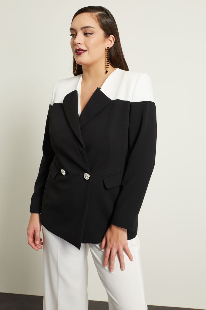 Blazer con bottoni gioiello Fashion Market