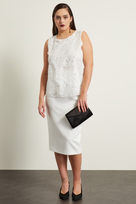 Gonna aderente in cady Fashion Market