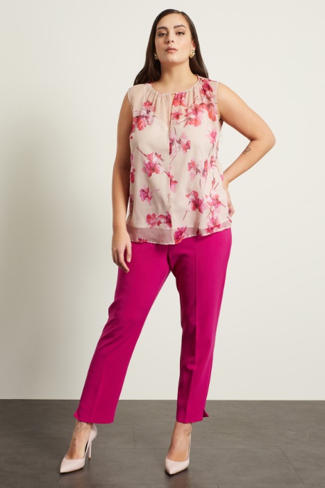 Top in georgette stampata Fashion Market