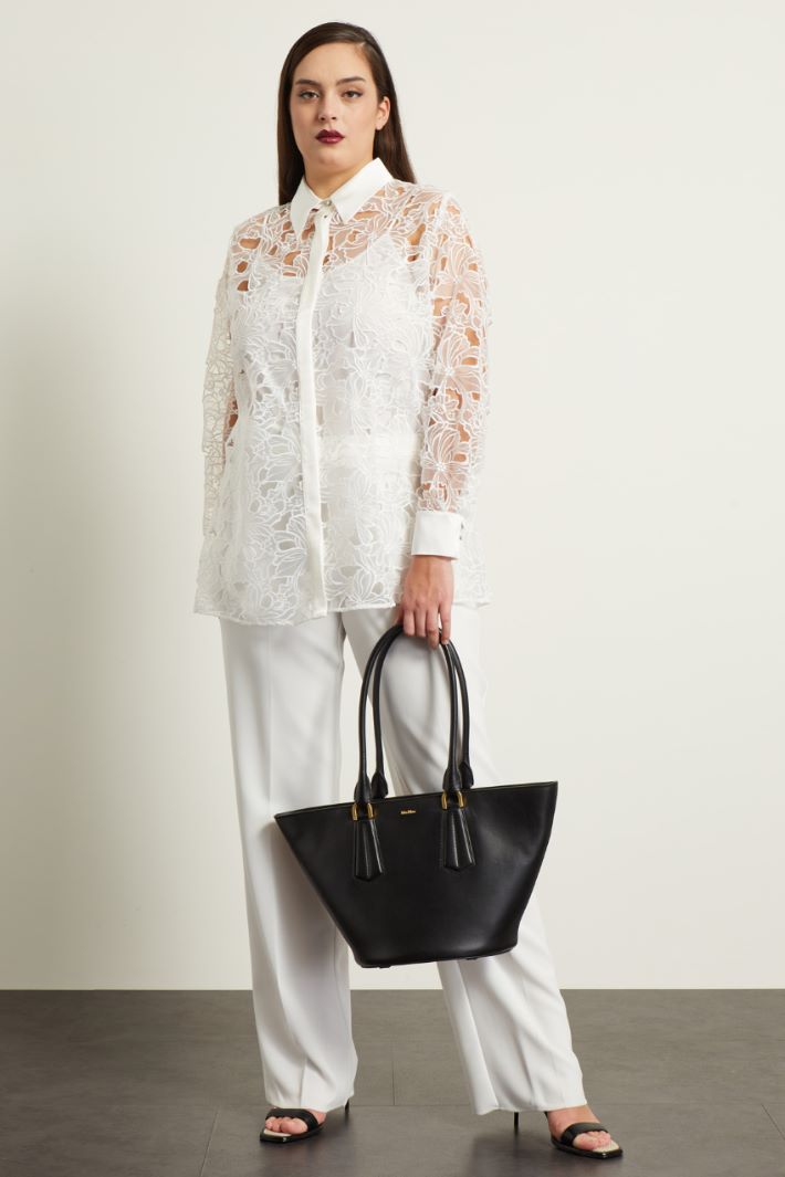 Camicia in organza ricamata Fashion Market